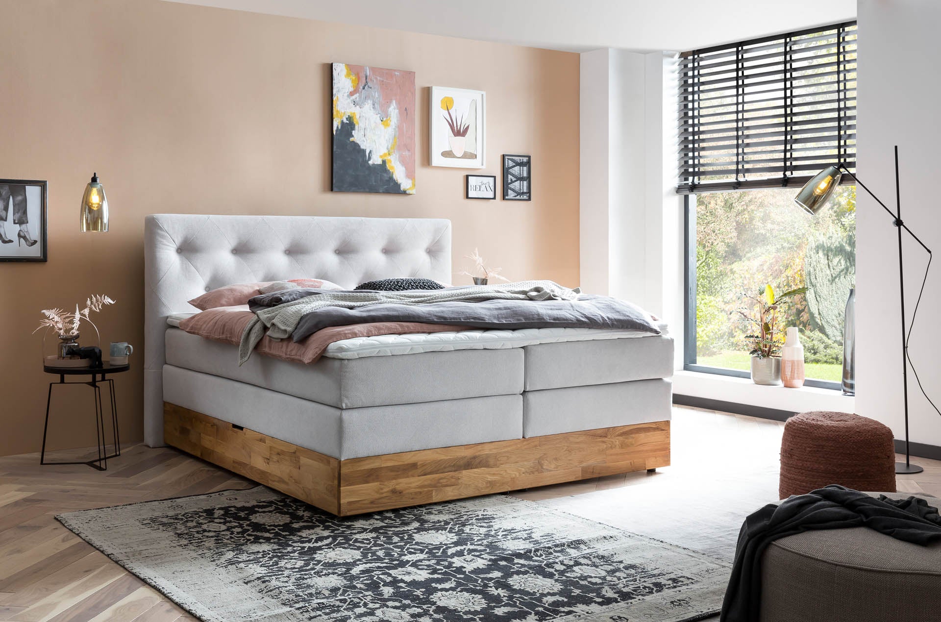 Boxspringbett 180x200 160x200 Bett Bettkasten Polsterbett Doppelbett Motorbett Bett elektrisch verstellbar Bett mit Motor