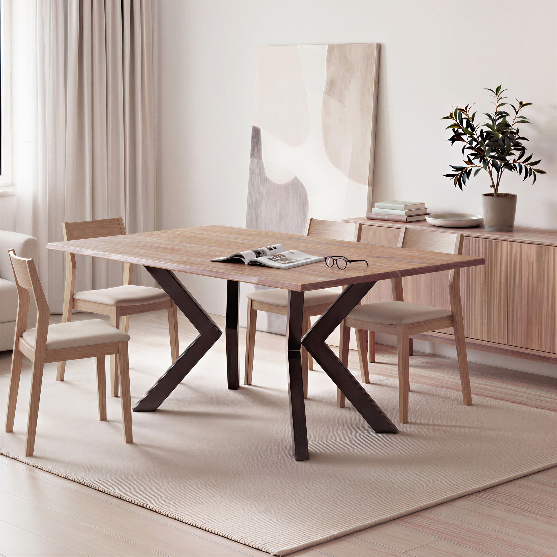 Esstisch Bolero aus Massivholz Eiche