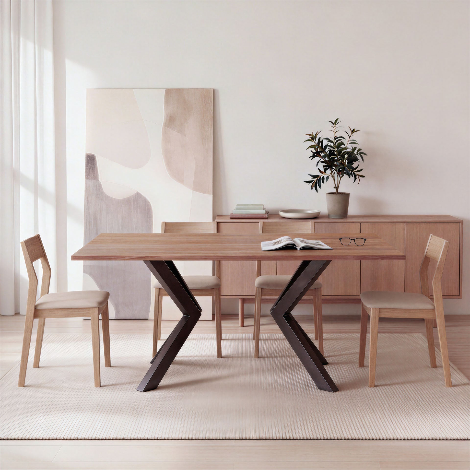 Esstisch Bolero aus Massivholz Eiche