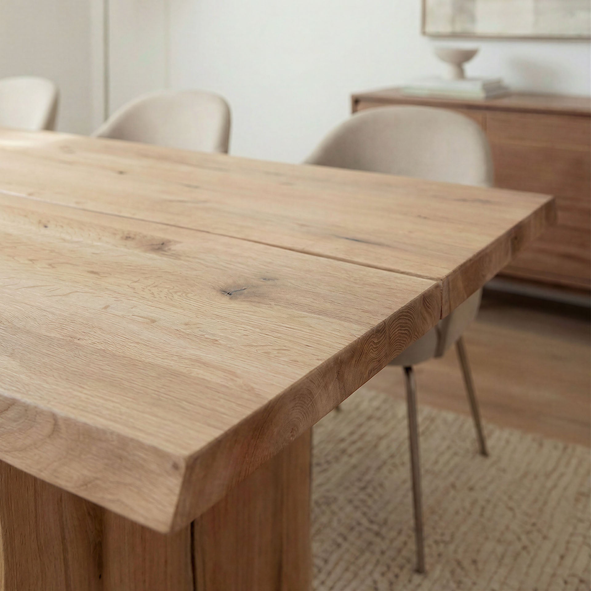 Esstisch Nest aus Massivholz Eiche