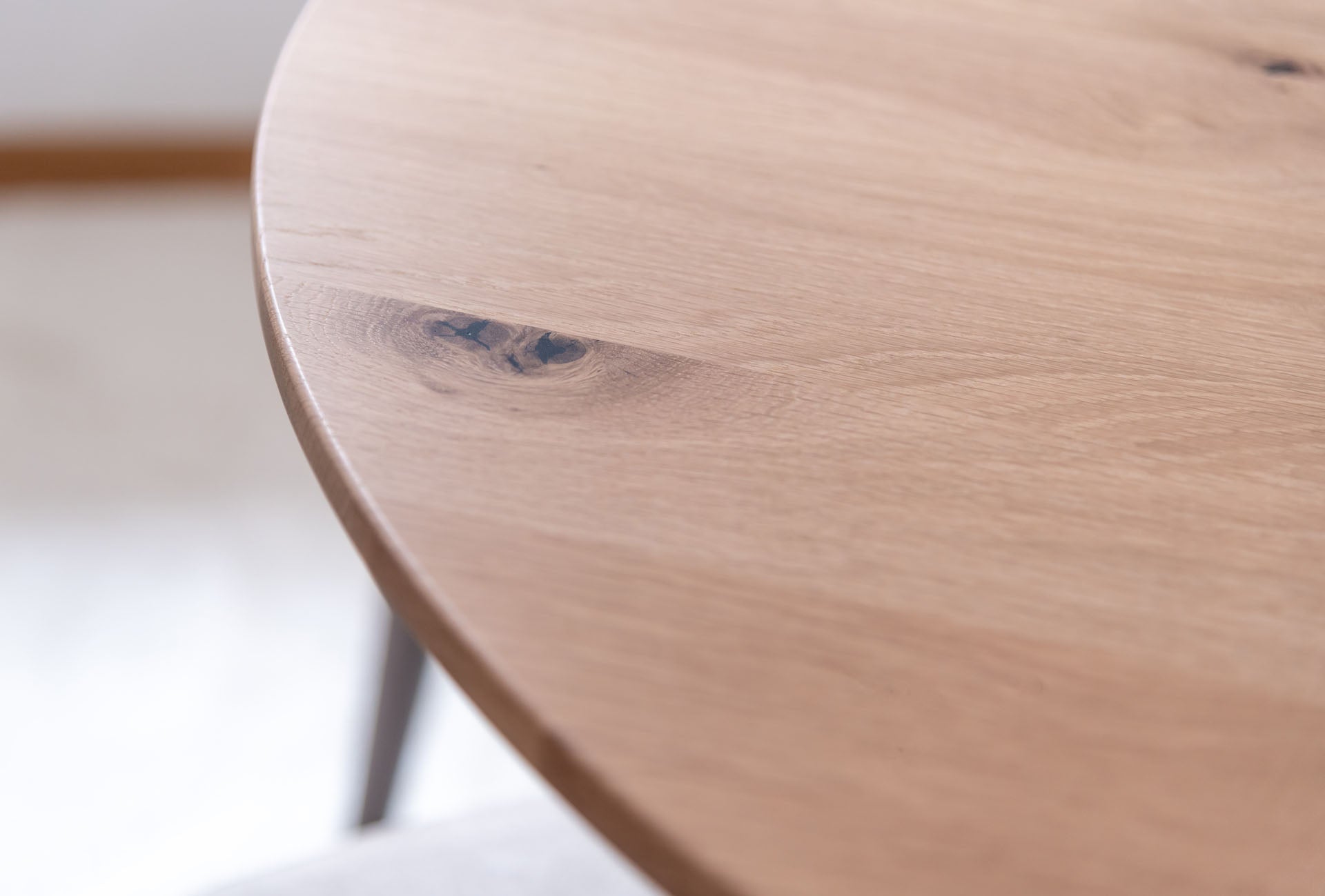 Esstisch Orbit - Rund aus Massivholz Eiche