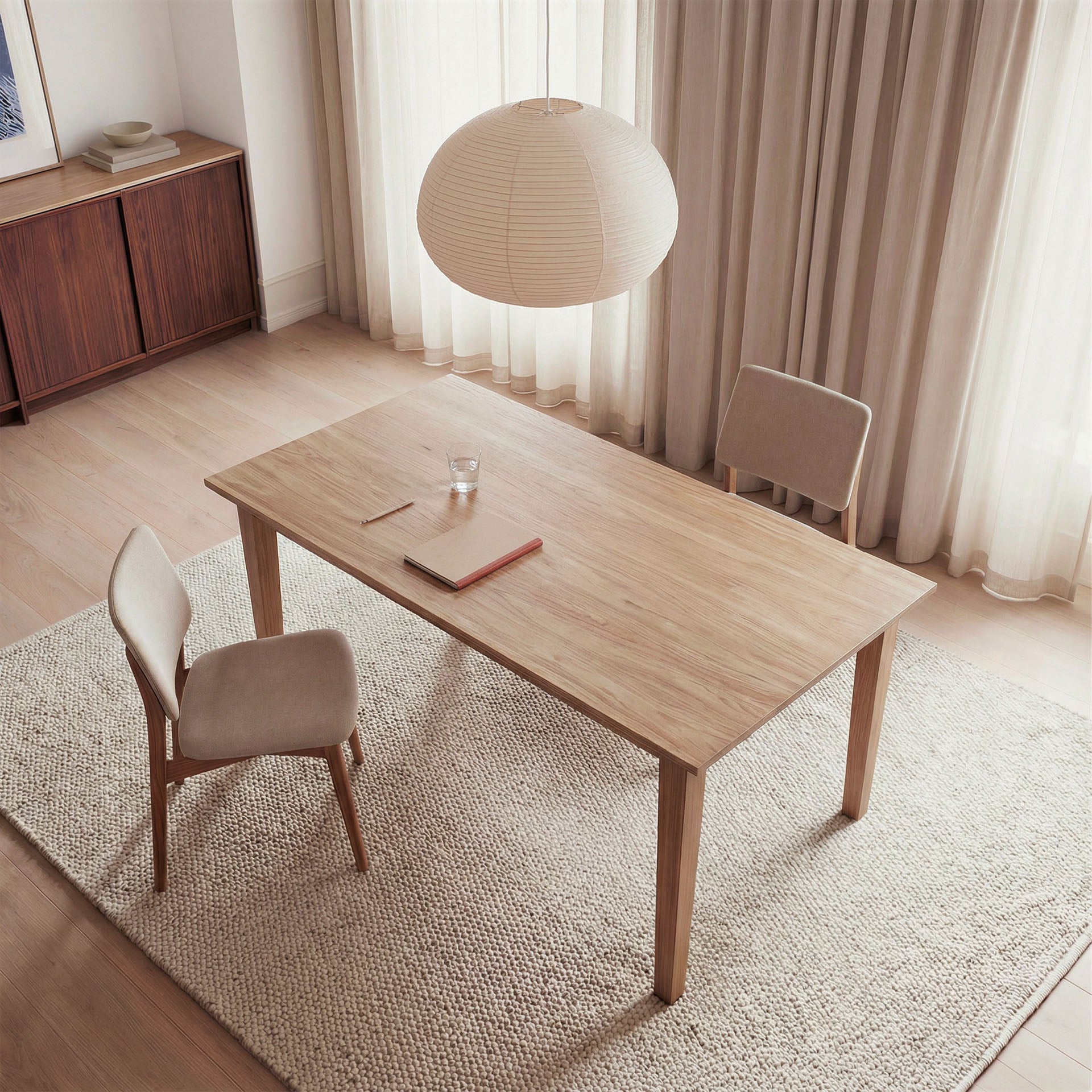 Esstisch Atlas aus Massivholz Eiche