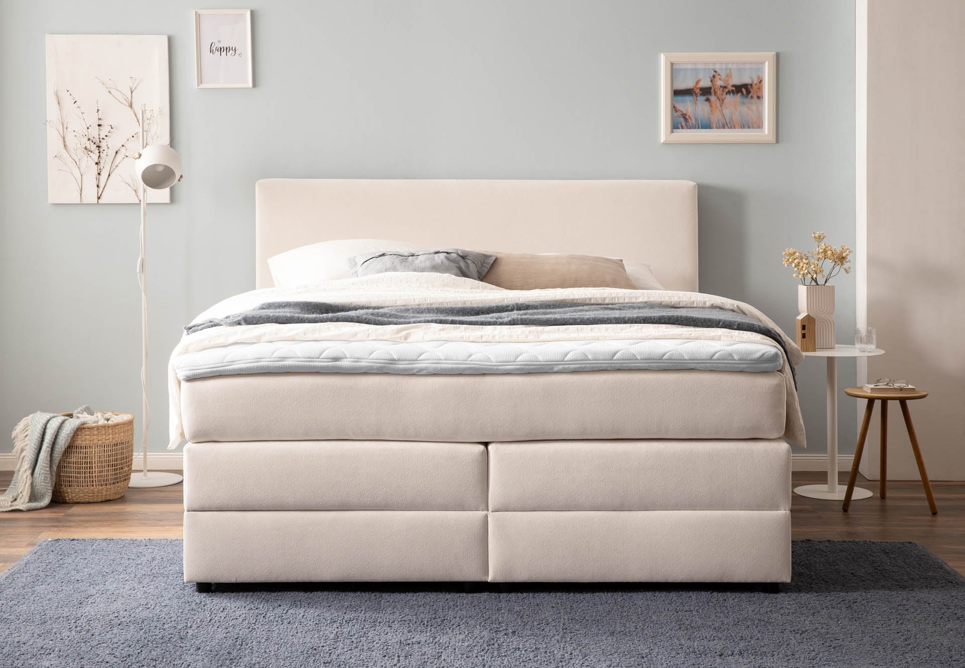 Boxspringbett 180x200 160x200 Bett Bettkasten Polsterbett Doppelbett Motorbett Bett elektrisch verstellbar Bett mit Motor