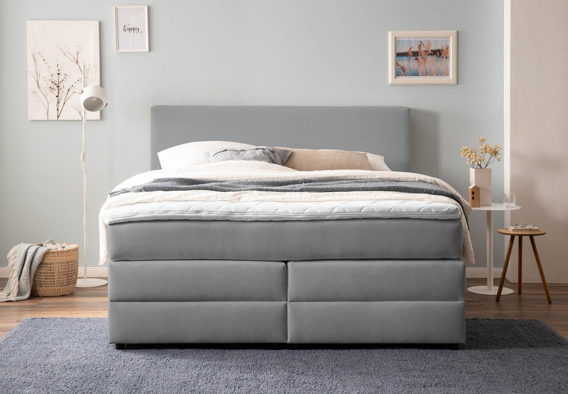 Boxspringbett 180x200 160x200 Bett Bettkasten Polsterbett Doppelbett Motorbett Bett elektrisch verstellbar Bett mit Motor