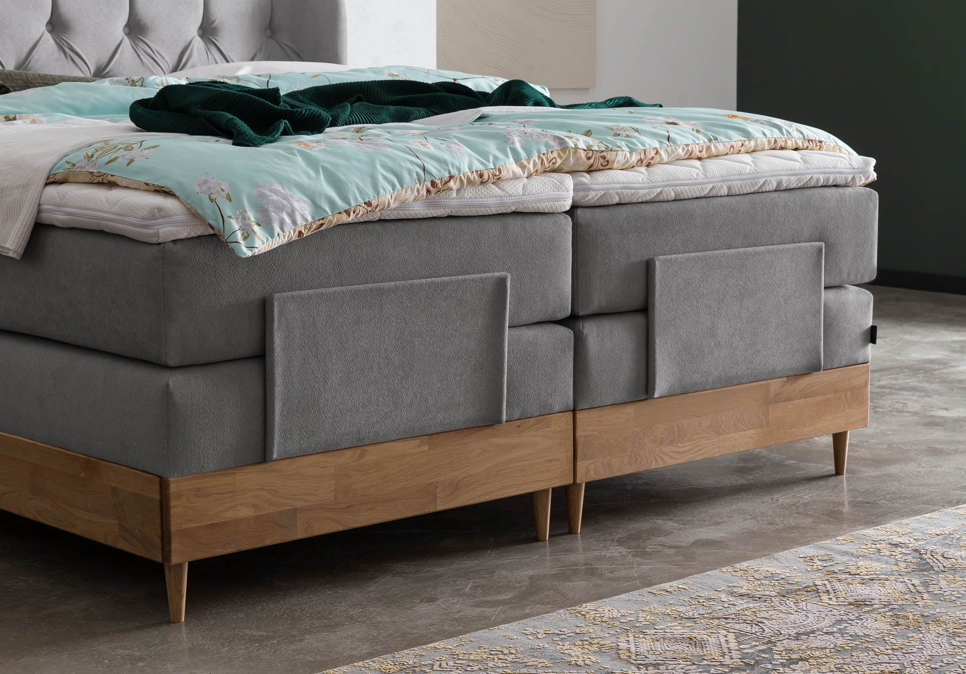 Boxspringbett 180x200 160x200 Bett Bettkasten Polsterbett Doppelbett Motorbett Bett elektrisch verstellbar Bett mit Motor
