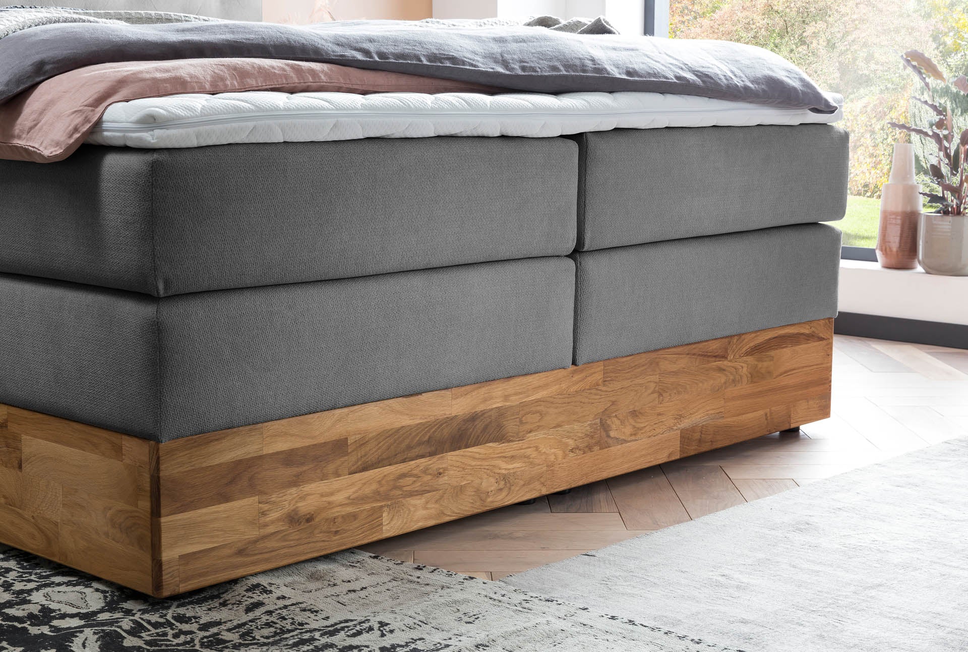 Boxspringbett 180x200 160x200 Bett Bettkasten Polsterbett Doppelbett Motorbett Bett elektrisch verstellbar Bett mit Motor