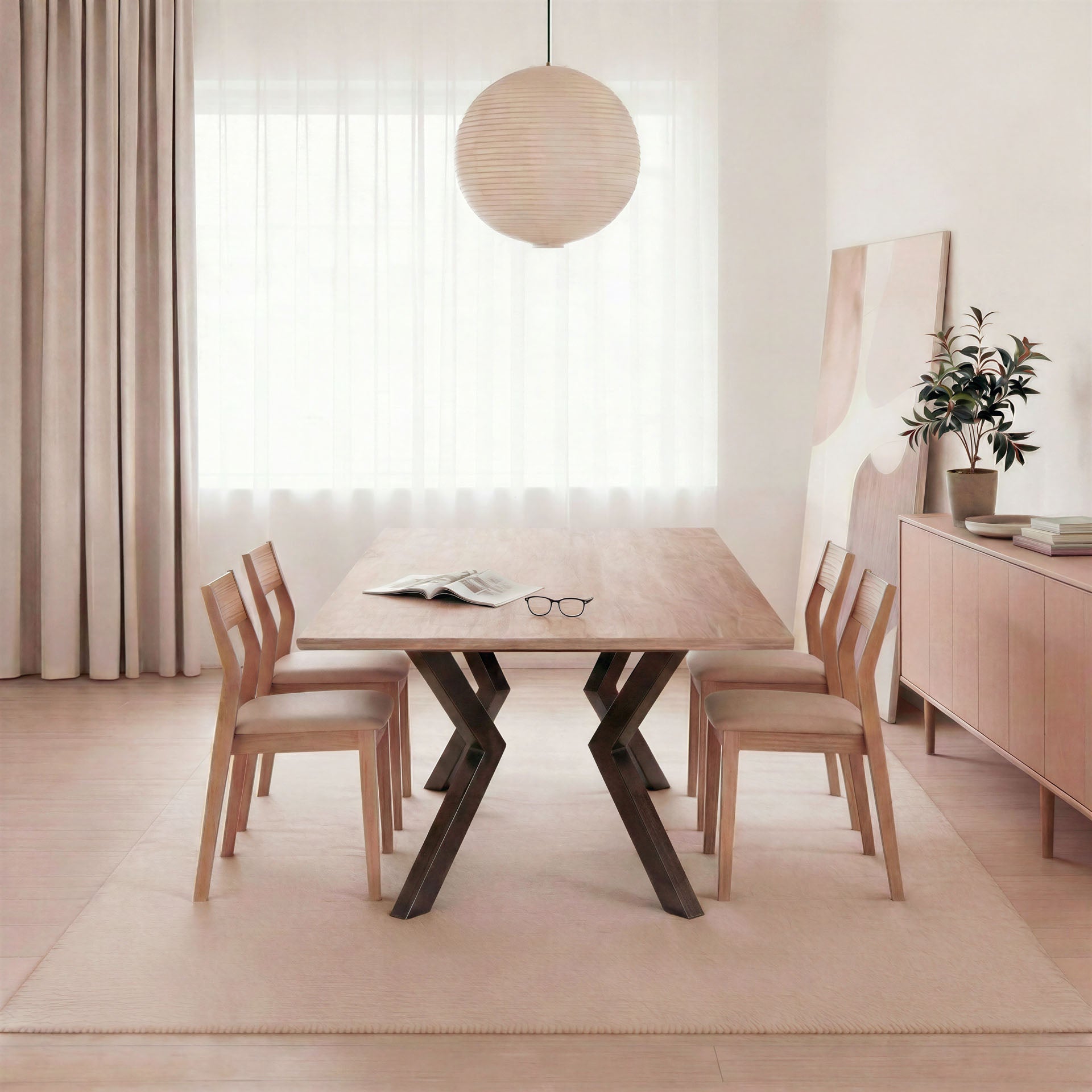 Esstisch Bolero aus Massivholz Eiche