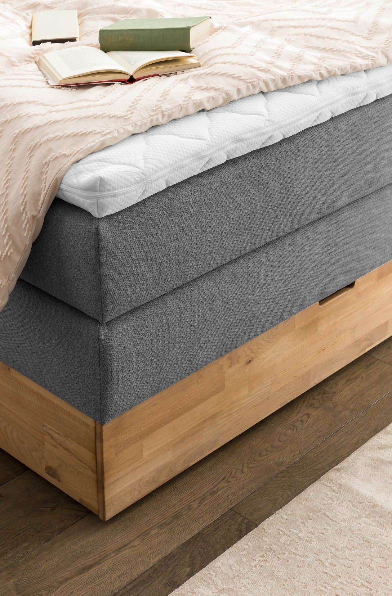 Boxspringbett 180x200 160x200 Bett Bettkasten Polsterbett Doppelbett Motorbett Bett elektrisch verstellbar Bett mit Motor