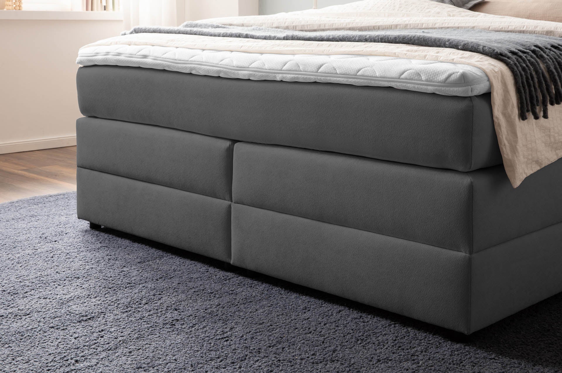 Boxspringbett 180x200 160x200 Bett Bettkasten Polsterbett Doppelbett Motorbett Bett elektrisch verstellbar Bett mit Motor