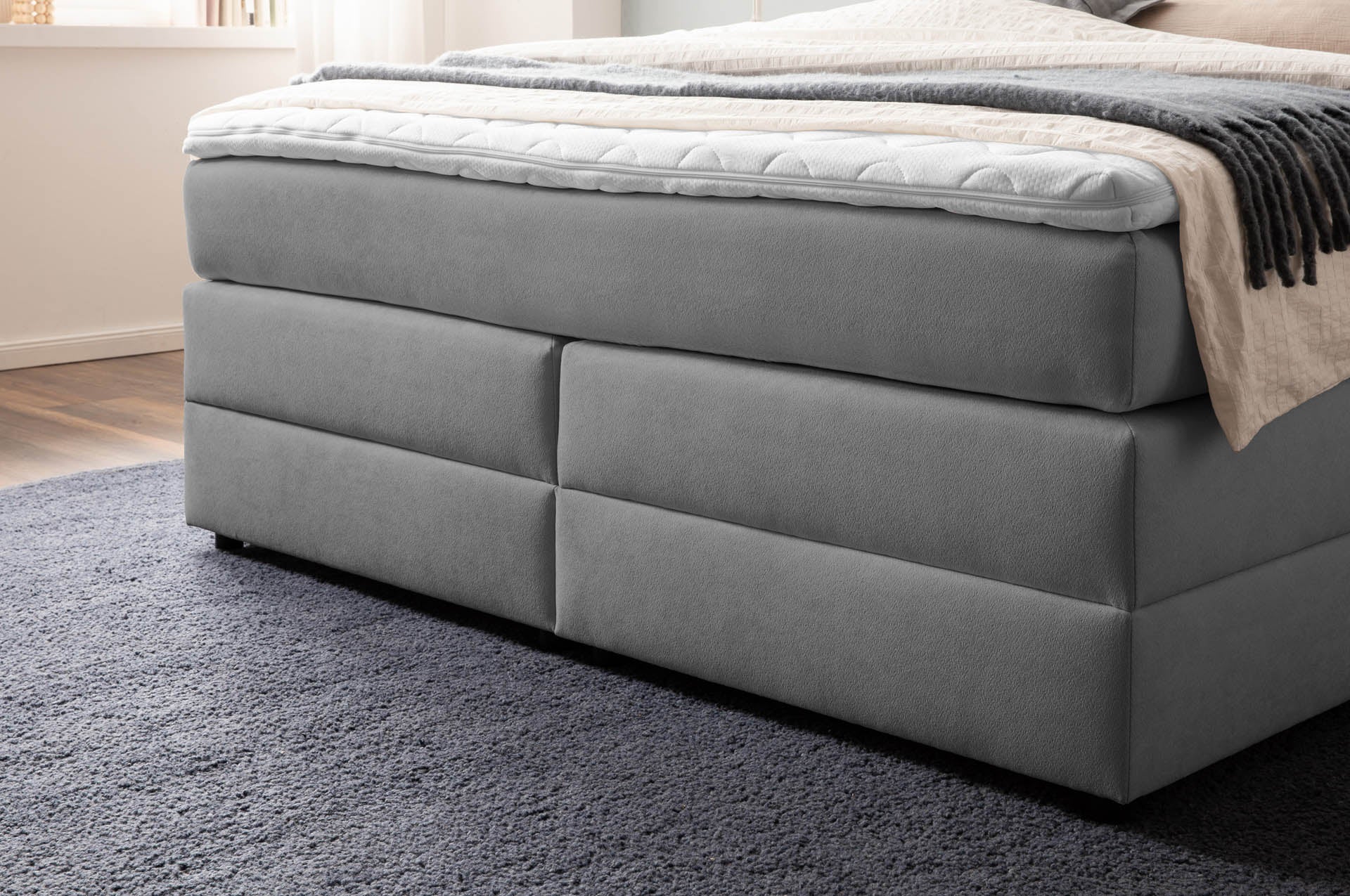 Boxspringbett 180x200 160x200 Bett Bettkasten Polsterbett Doppelbett Motorbett Bett elektrisch verstellbar Bett mit Motor