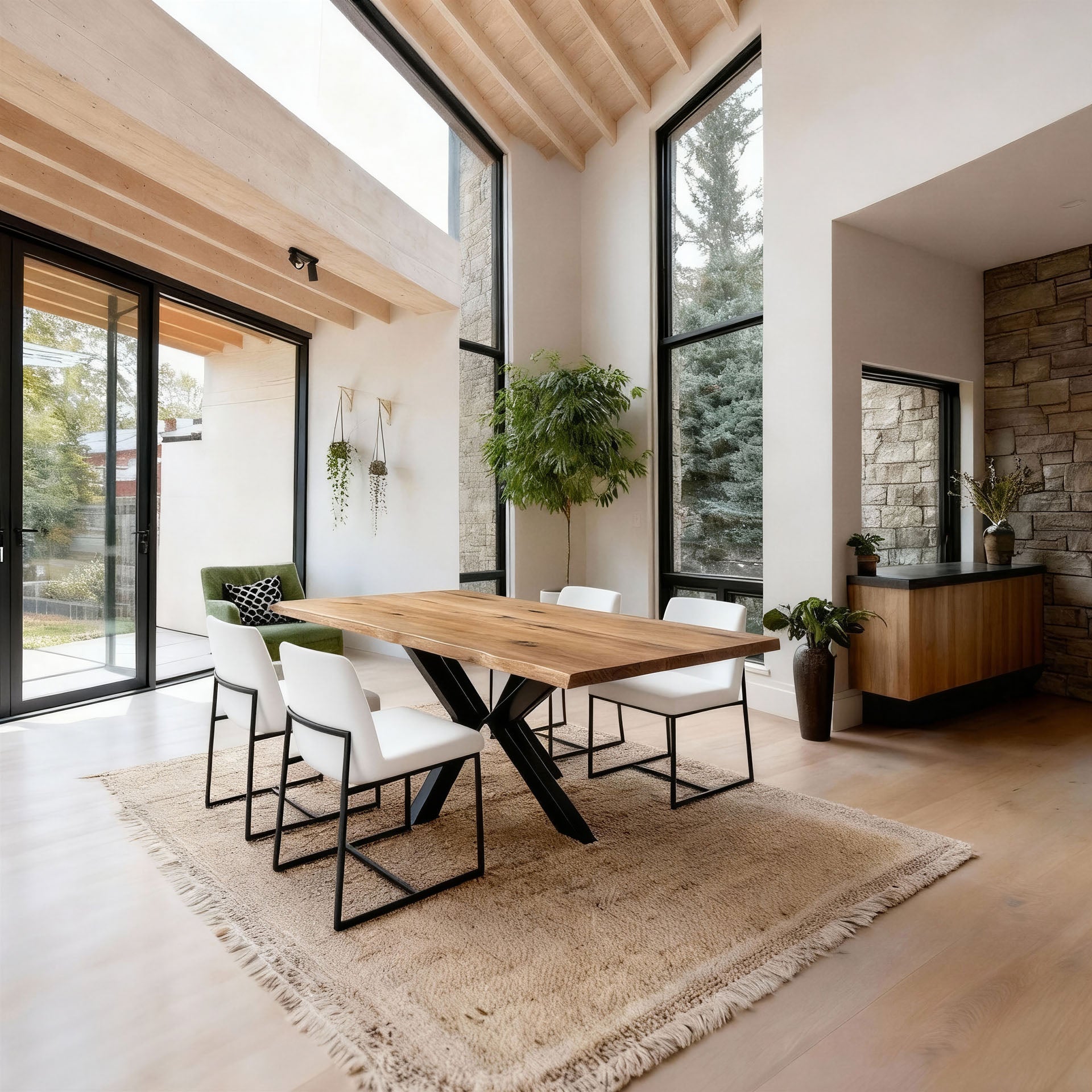 Esstisch Alaska aus Massivholz Eiche