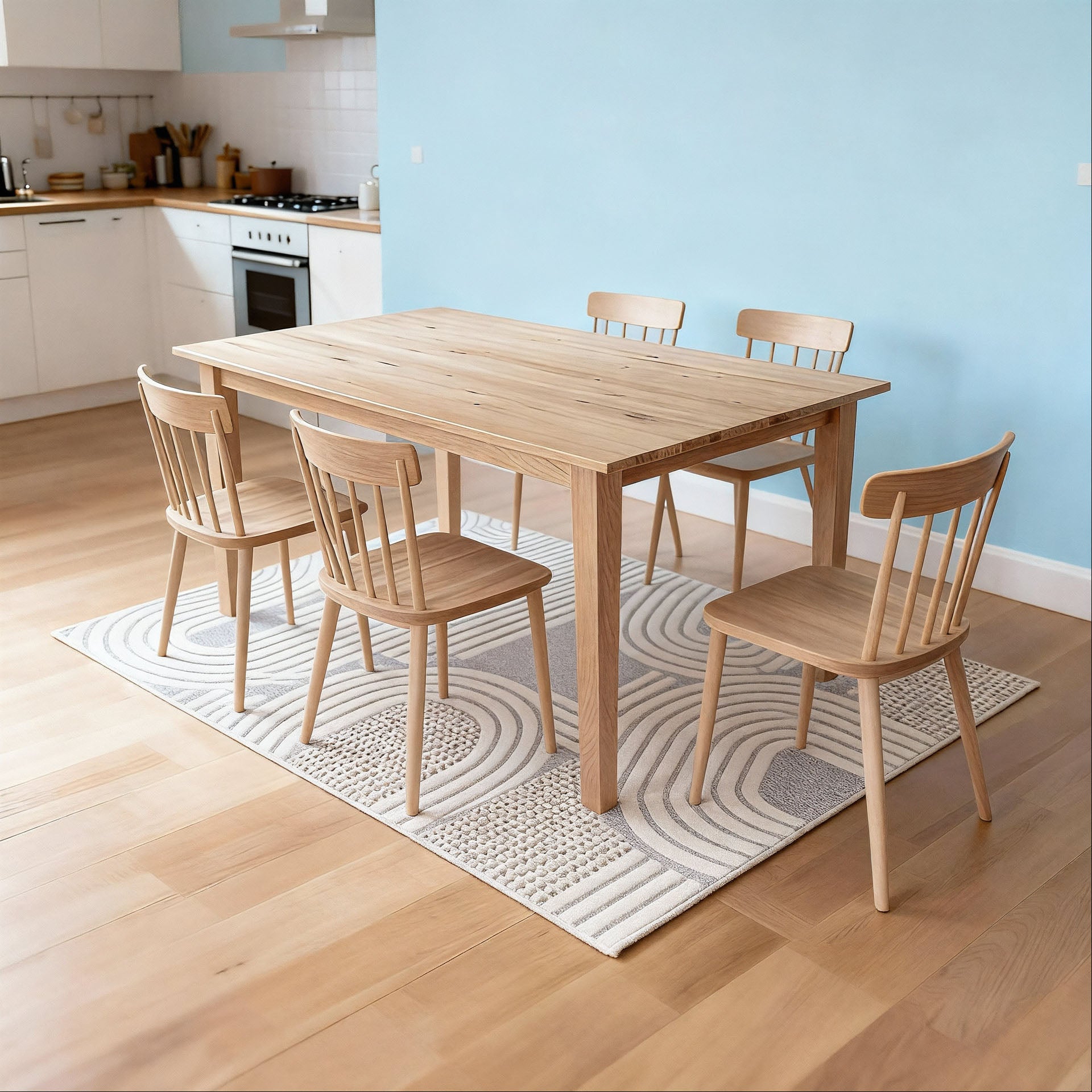 Esstisch Atlas aus Massivholz Eiche