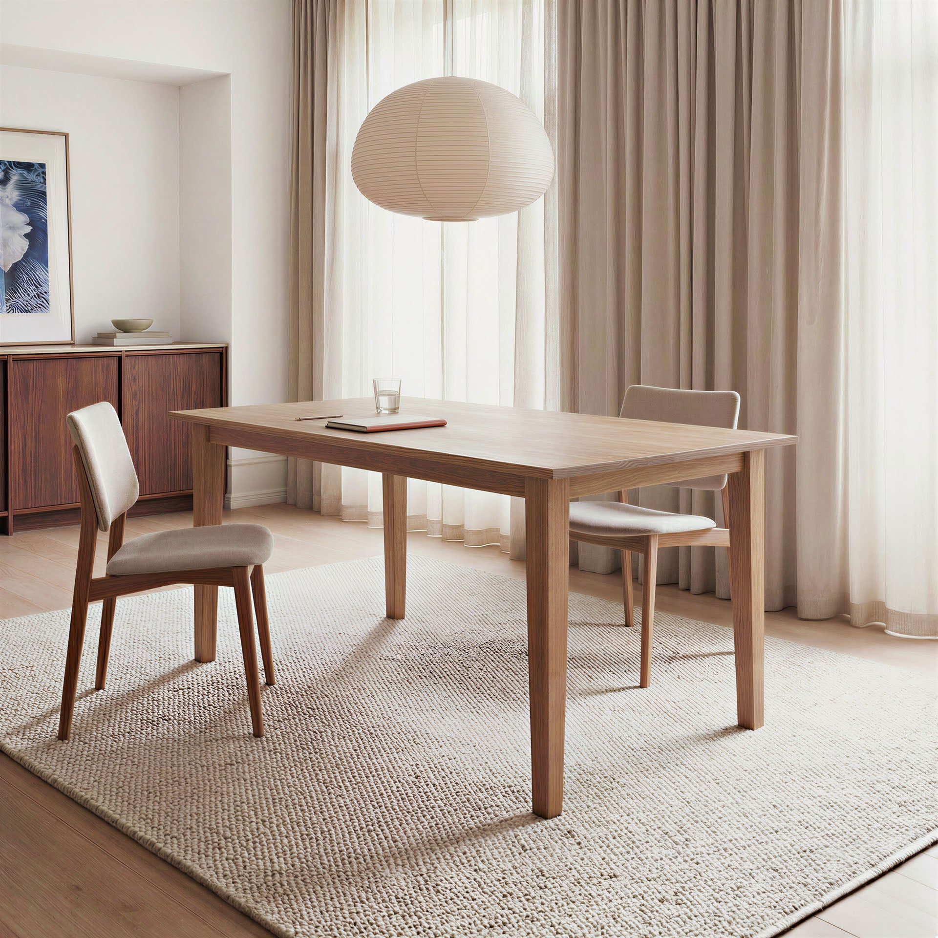 Esstisch Atlas aus Massivholz Eiche