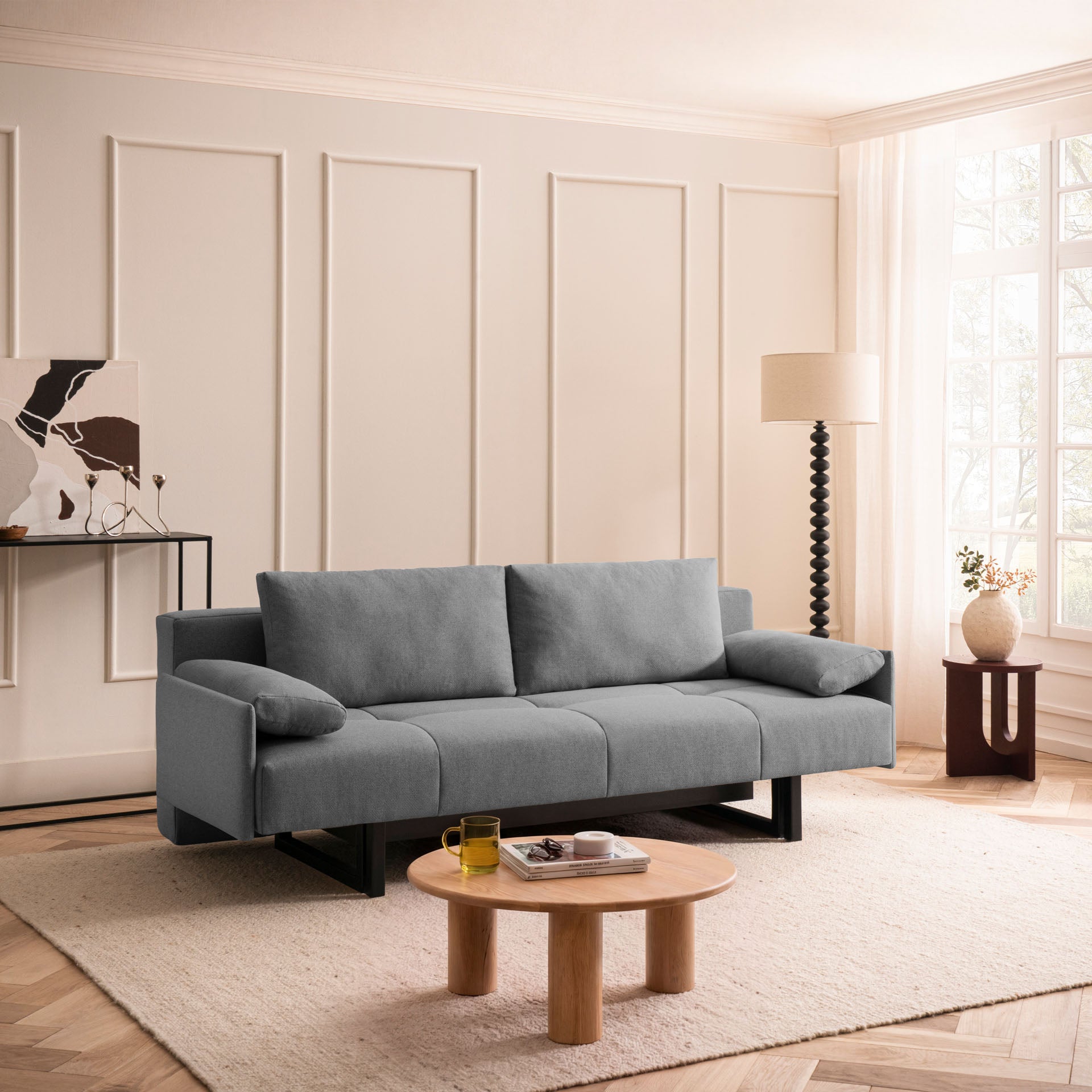 [SKU:1TAMINO103ANTSB] Schlafsofa Anthrazit Sofa mit Schlaffunktion Schlafcouch Bettkasten Schlafsofa mit Bettkasten Sofa kaufen