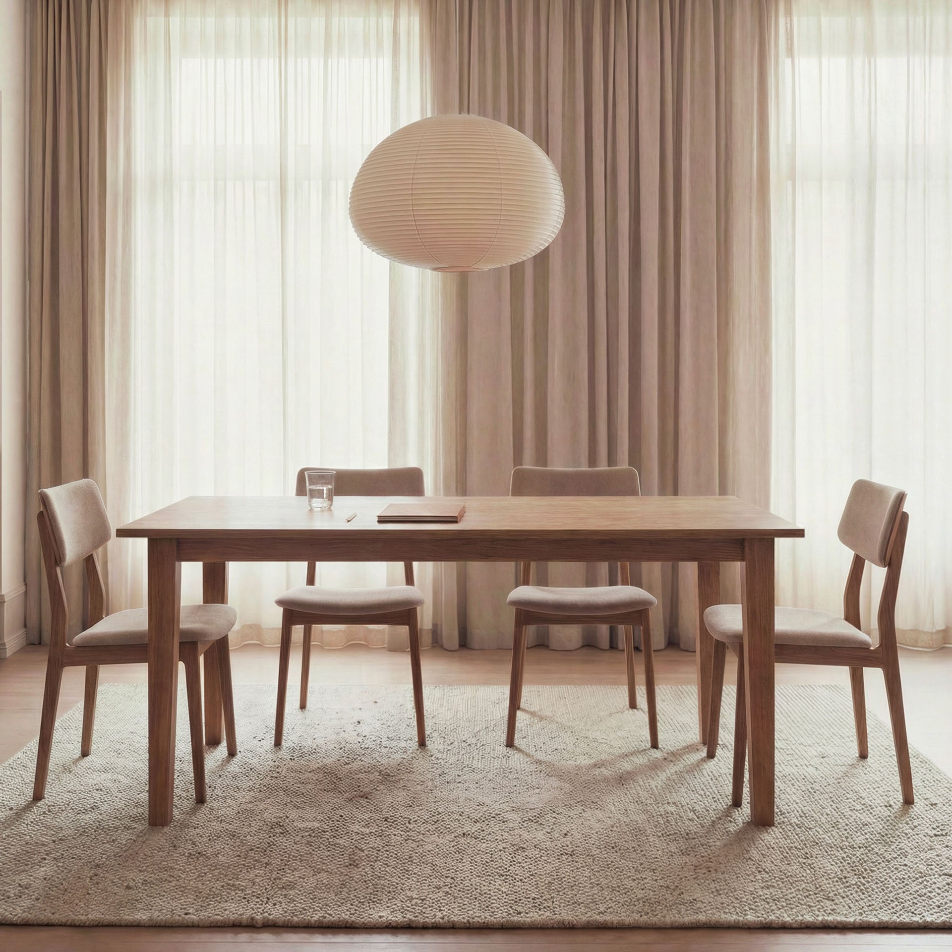 Esstisch Atlas aus Massivholz Eiche