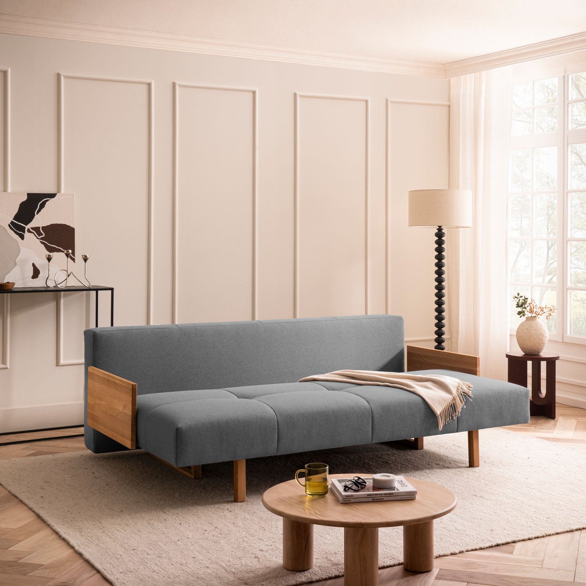 [SKU:1TAMINO103ANTSB] Schlafsofa Anthrazit Sofa mit Schlaffunktion Schlafcouch Bettkasten Schlafsofa mit Bettkasten Sofa kaufen