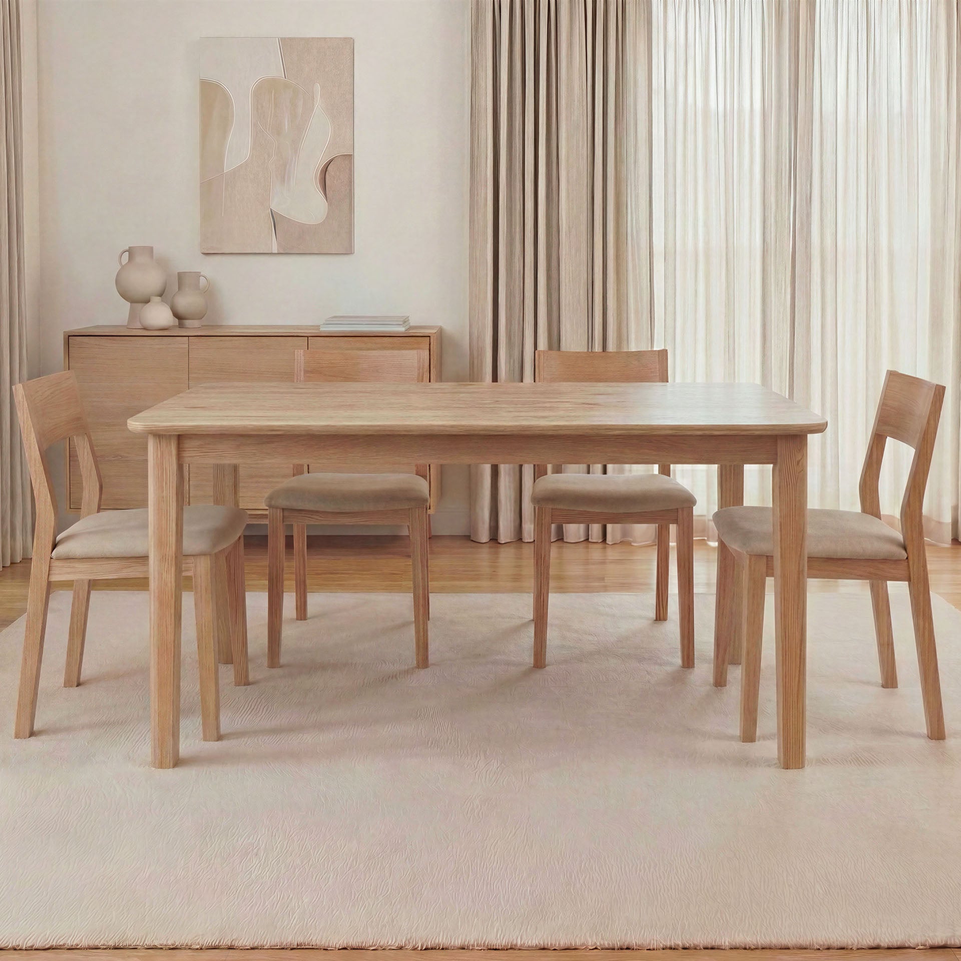 Esstisch Odera aus Massivholz Eiche