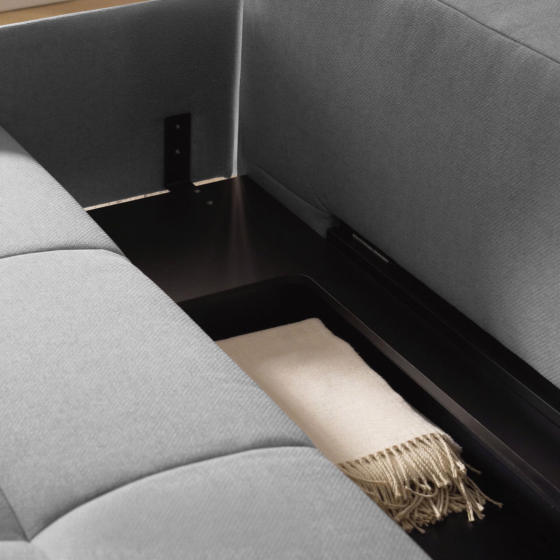 [SKU:1TAMINO103HGRSB] Schlafsofa Hellgrau Sofa mit Schlaffunktion Schlafcouch Bettkasten Schlafsofa mit Bettkasten Sofa kaufen