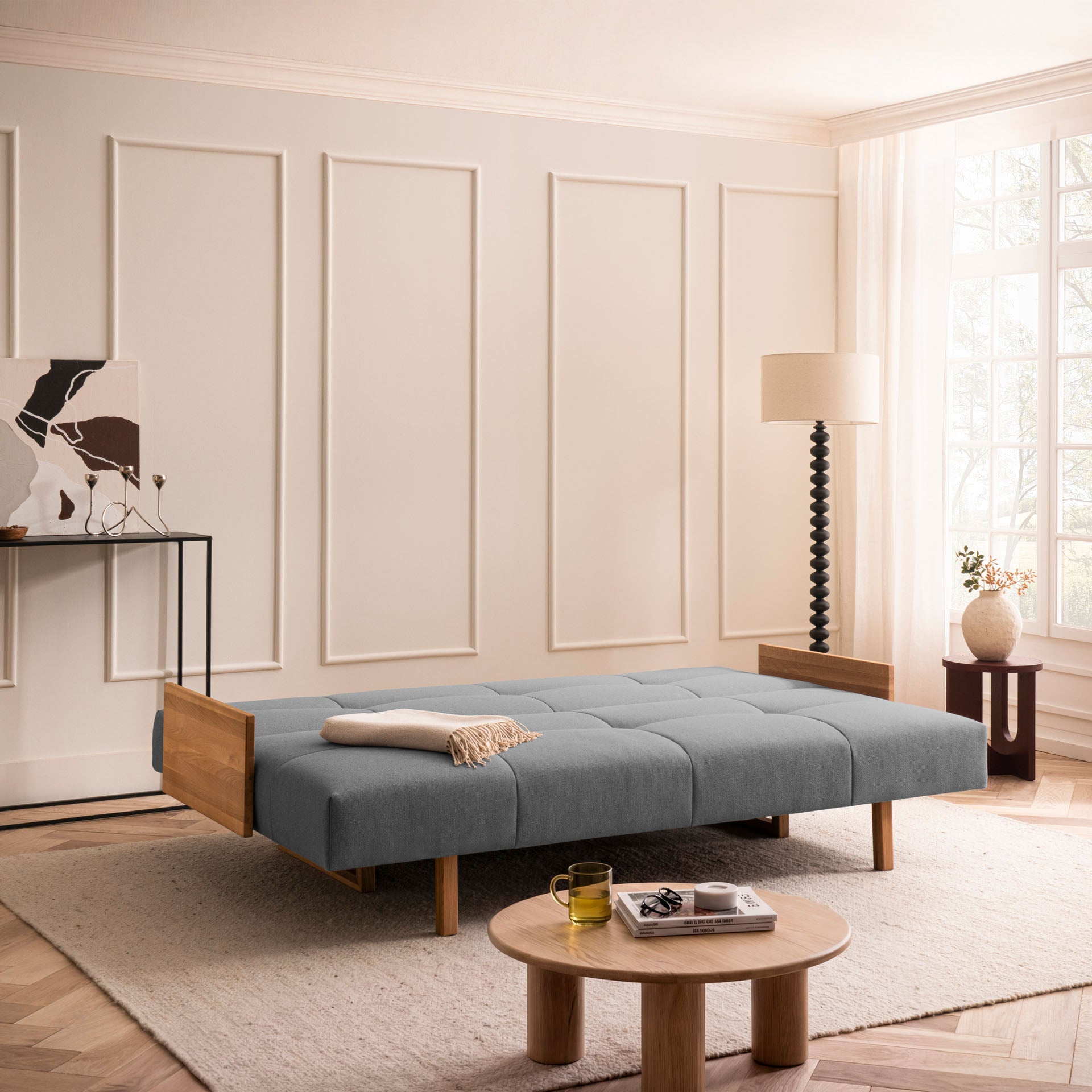 [SKU:1TAMINO103ANTSB] Schlafsofa Anthrazit Sofa mit Schlaffunktion Schlafcouch Bettkasten Schlafsofa mit Bettkasten Sofa kaufen