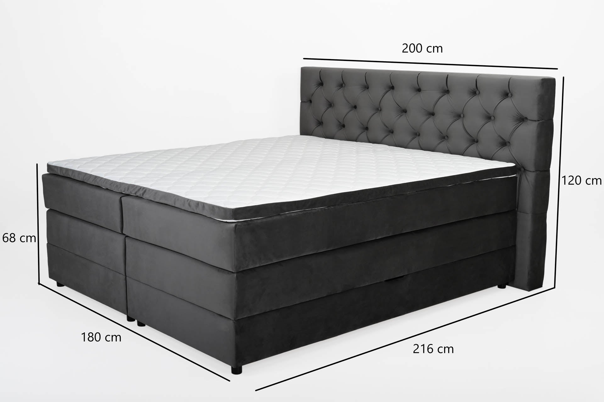 Box spring bed Any with storage space