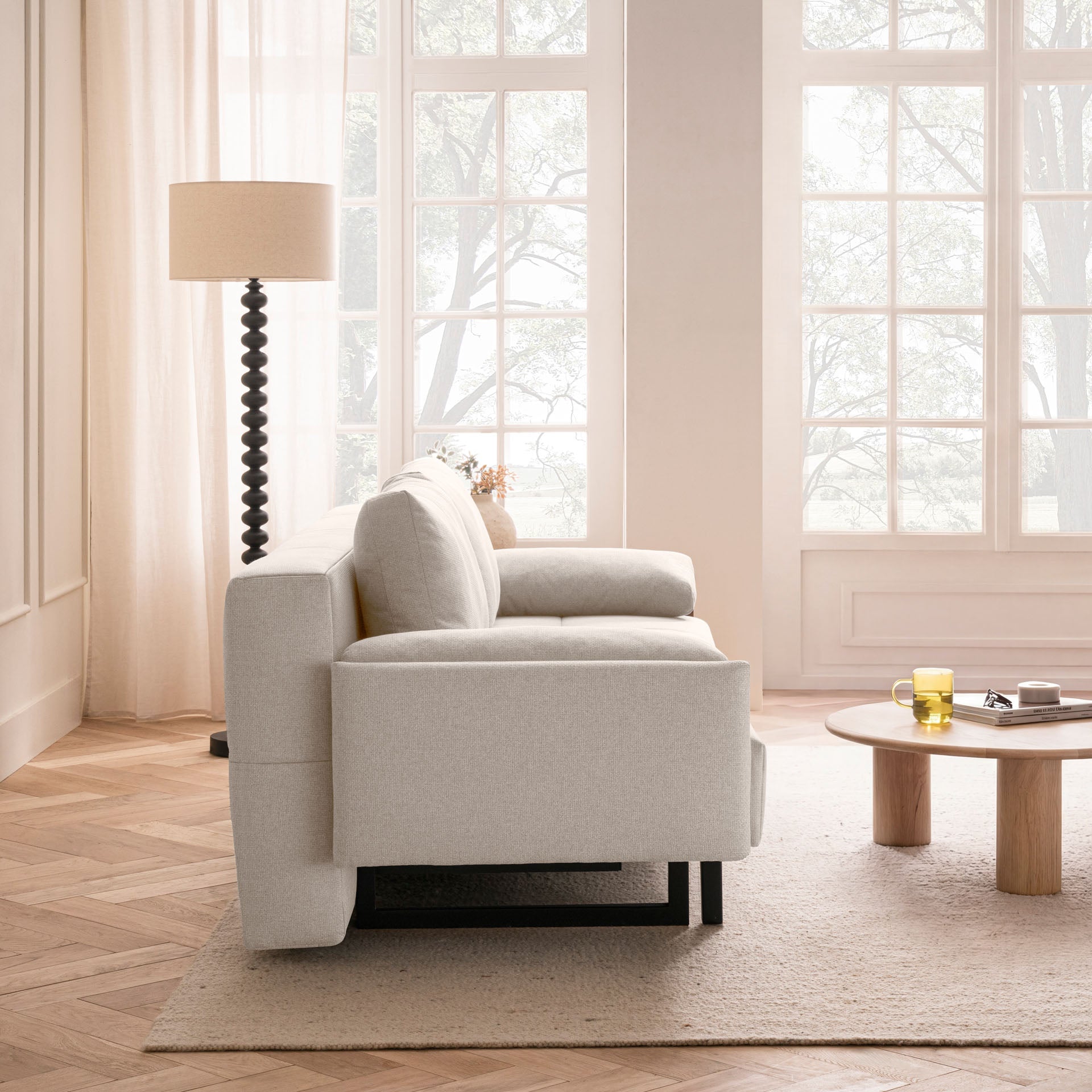 [SKU:1TAMINO103BEISB] Schlafsofa Beige Sofa mit Schlaffunktion Schlafcouch Bettkasten Schlafsofa mit Bettkasten Sofa kaufen