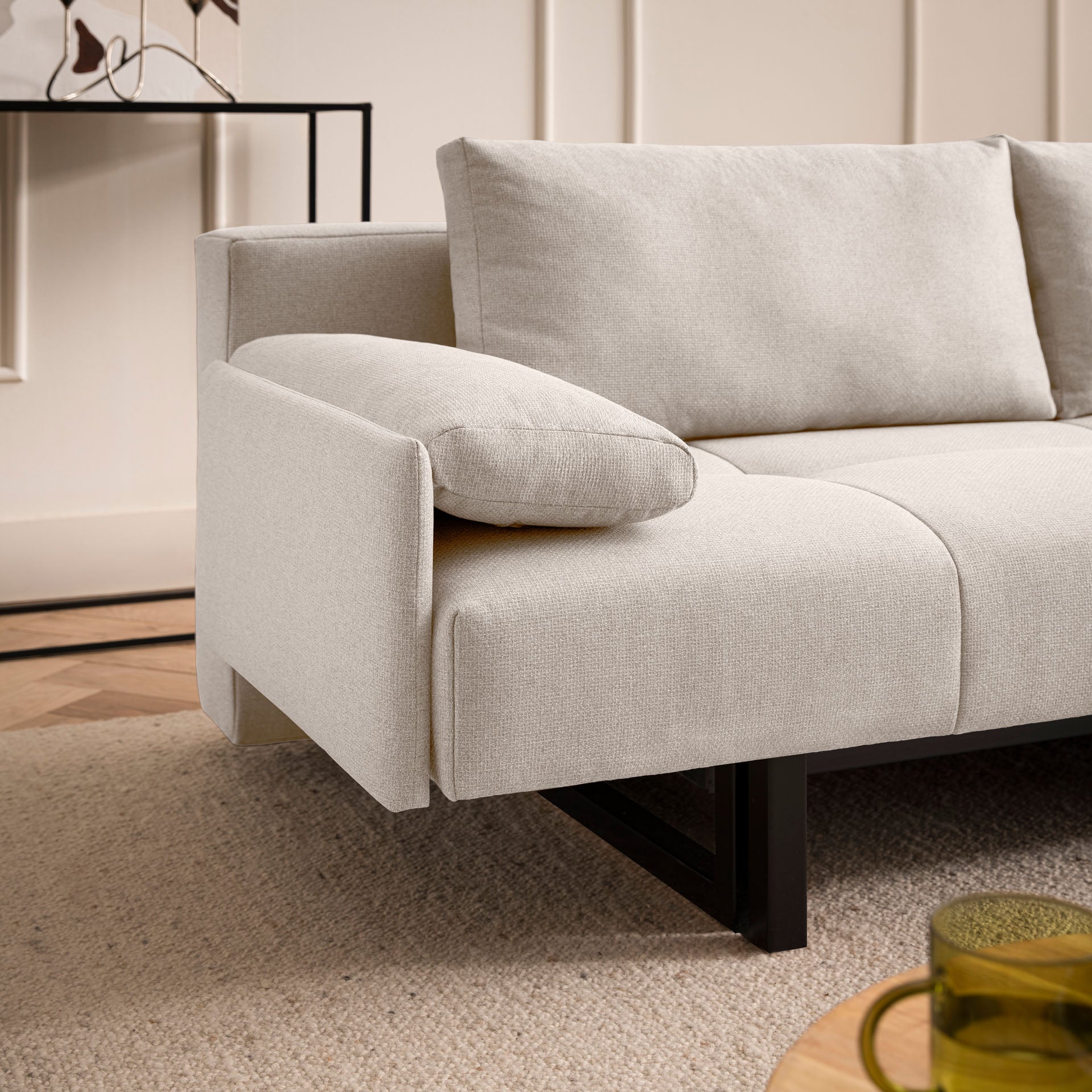 [SKU:1TAMINO103BEISB] Schlafsofa Beige Sofa mit Schlaffunktion Schlafcouch Bettkasten Schlafsofa mit Bettkasten Sofa kaufen