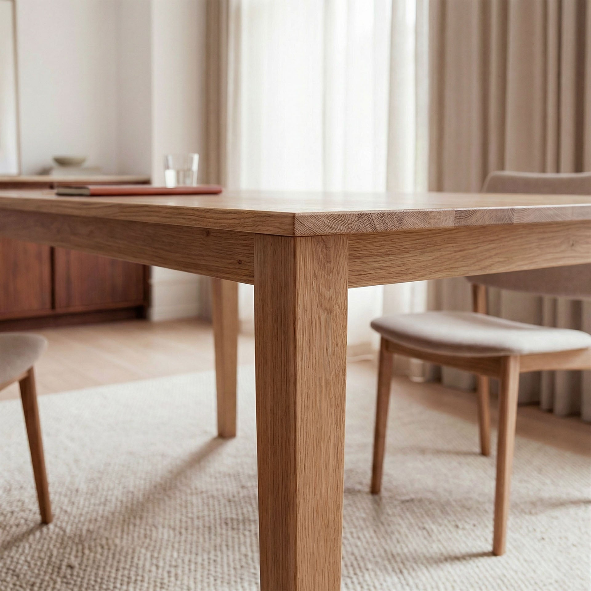 Esstisch Atlas aus Massivholz Eiche