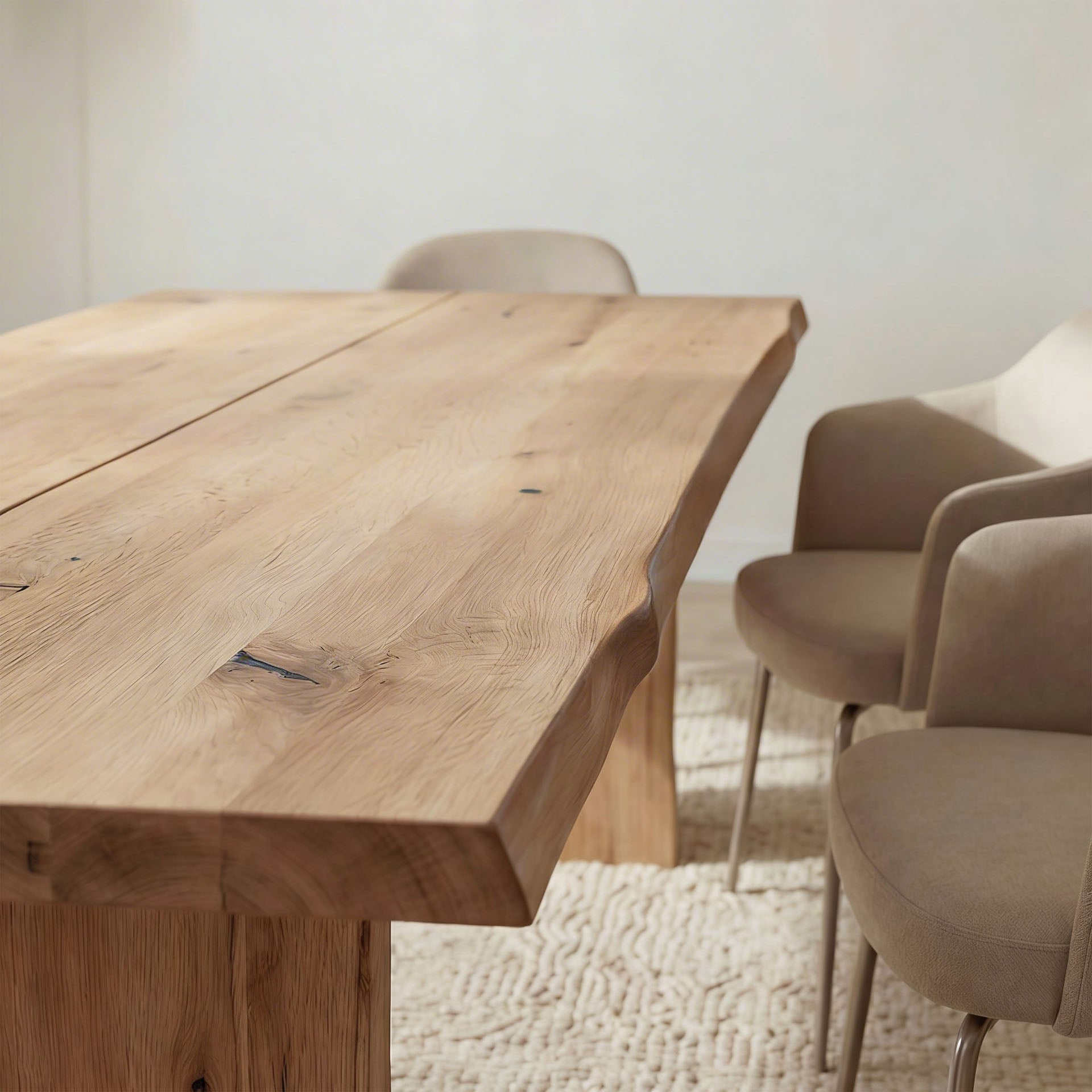 Esstisch Nest aus Massivholz Eiche