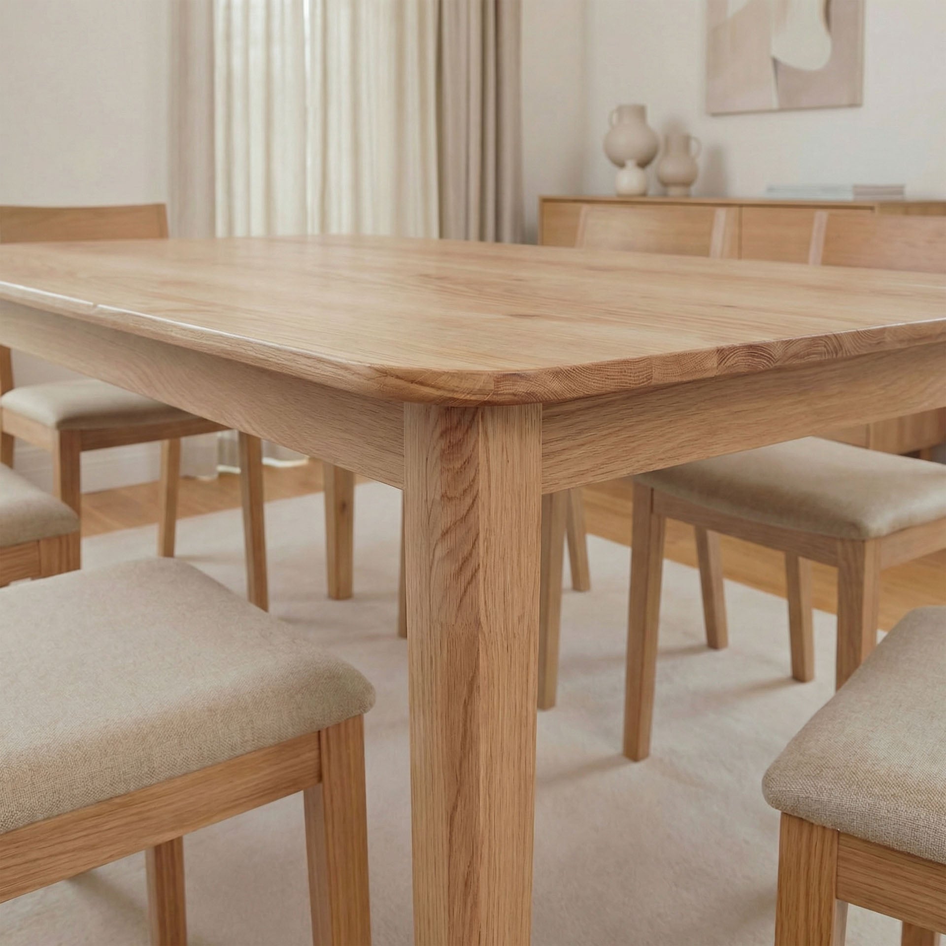 Esstisch Odera aus Massivholz Eiche